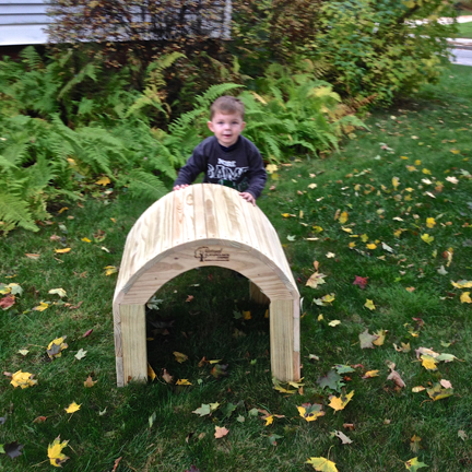 Diy outdoor play tunnel online