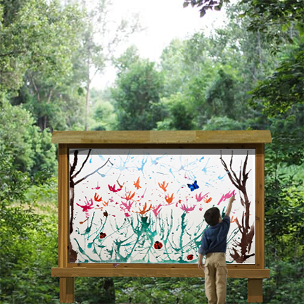 Giant Outdoor Whiteboard